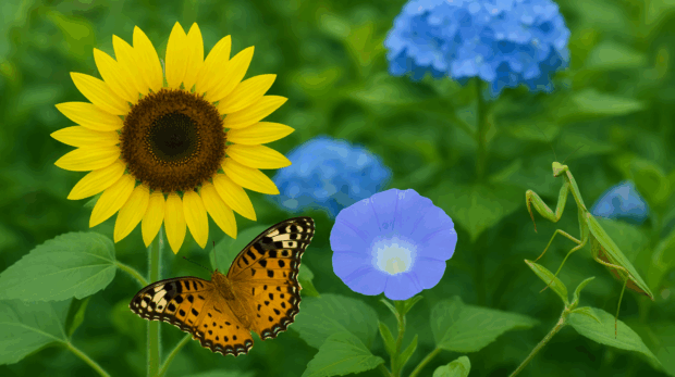 Summer Garden Beauty in Japan