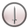 Platinum sword medal